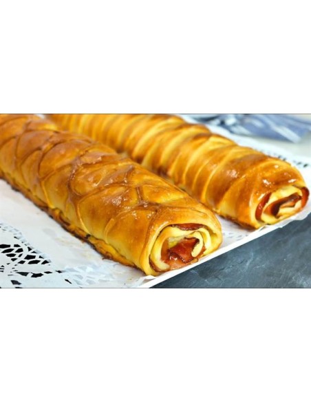 PANE DI PROSCIUTTO ( Pan de Jamon) precotto surgelato 30cm. x 900 Gr. di sapore venezuelano