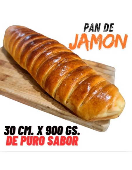 PANE DI PROSCIUTTO ( Pan de Jamon) precotto surgelato 30cm. x 900 Gr. di sapore venezuelano