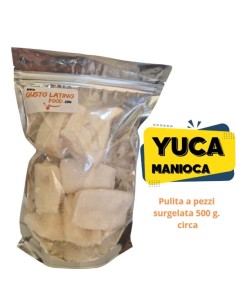 YUCA (Manioca) pulita a pezzi surgelata 500 g. circa