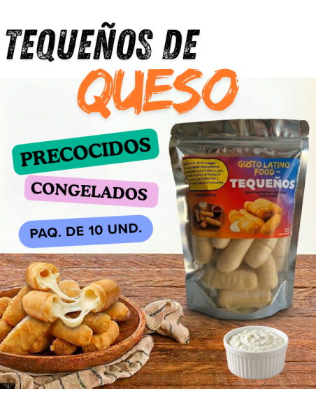 TEQUEÑOS, surgelate precotte, confezioni da 10 pezzi