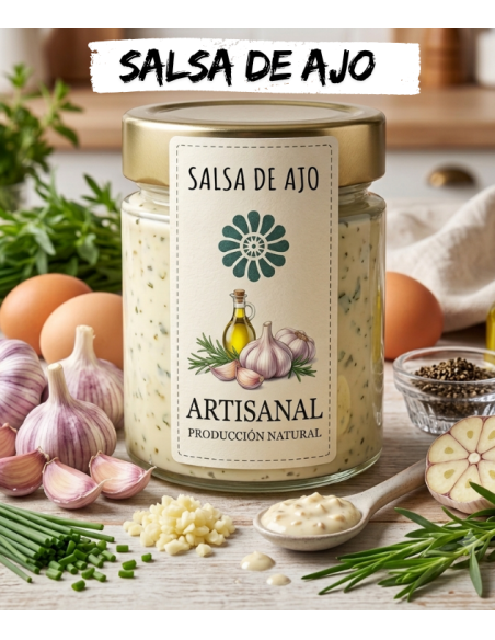 Salsa per condimento di aglio, tartara e di avocado (guasacaca) 220 gs.