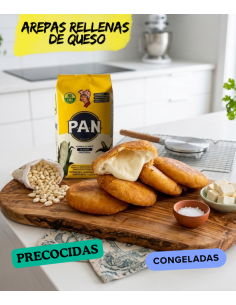 AREPA ripieni di formaggio tipo (MOZZARELLA), surgelate...