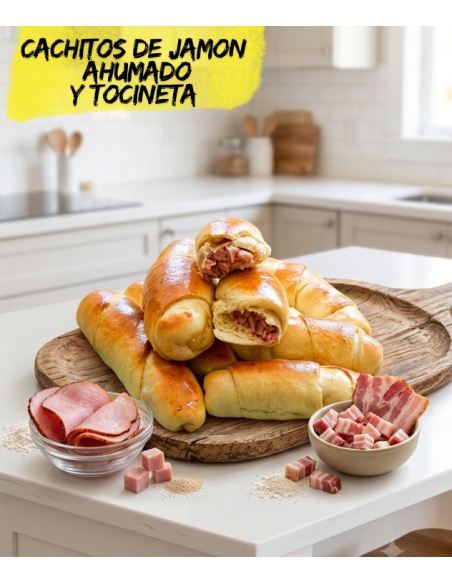 CACHITO  prosciutto cotto, precotte surgelate in confezioni da 4 unità
