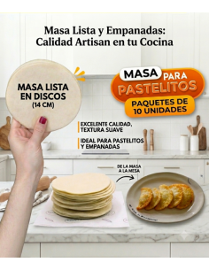 Dischi (TAPAS) per PASTELITOS surgelati, da friggere...