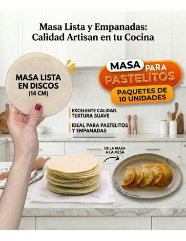 Dischi (TAPAS) per PASTELITOS surgelati, da...
