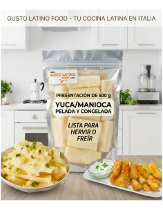YUCA (Manioca) pulita a pezzi surgelata 500 g. circa