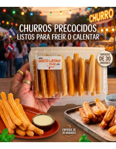 CHURROS precotte surgelate in confezioni 30 unità di 10 cm.