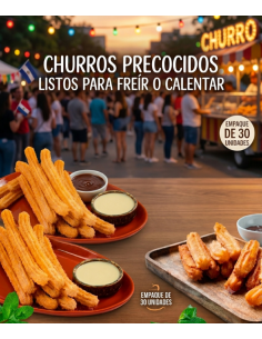 CHURROS precotte surgelate in confezioni 30 unità di 10 cm. 2