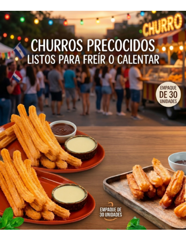 CHURROS precotte surgelate in confezioni 30...