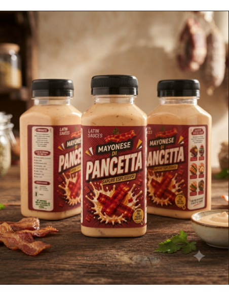 Maionese di pancetta Affumicata (o baconnaise) 240 ml. e 960 ml.