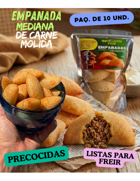 EMPANADAS  MED. surgelate, confezioni da 10 pezzi.