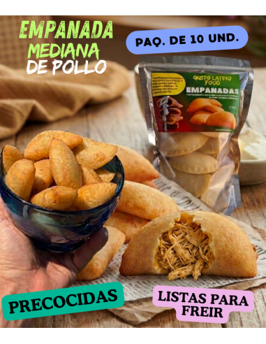 EMPANADAS  MED. surgelate, confezioni da 10 pezzi.